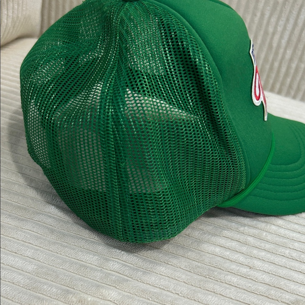 GIGI PIP VTG Green Mesh Trucker Hat - Picture 5 of 7